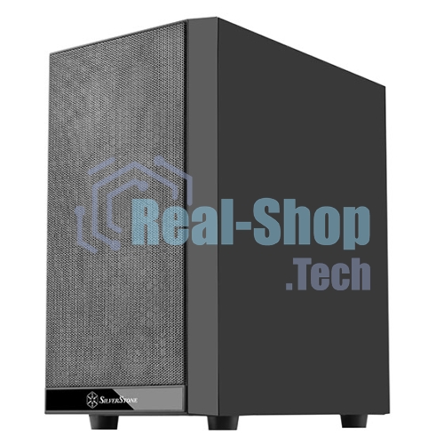 Компьютерный корпус Silverstone SST-PS15B-PRO Precision Mini Tower Micro ATX Computer Case, tempered glass, 2x 120мм ARGb, 1x ARGb Controller, black