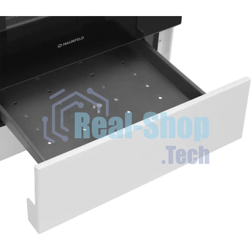 Плита электрическая Maunfeld MEC55CW08D белый, конфорок 4 шт, духовка 60 л, 50 см x 85 см x 60 см