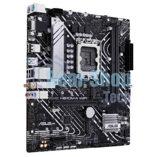Материнская плата ASUS PRIME H610M-A WIFI, LGA 1700, Intel H610, 2xDDR5, 4xSATA, 2xM.2, 1xPCIe 4.0 x16, 1xDP, 1xHDMI, 1xVGA, 1x1Gb LAN, 1xUSB 3.2 Gen 2, 4xUSB 2.0, 3x3.5 мм, 7.1, mATX