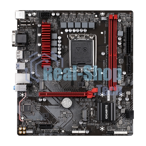Материнская плата Gigabyte B760M GAMING DDR4, LGA 1700, Intel B760, 2xDDR4, 4xSATA, 2xM.2, 1xPCIe 4.0 x16, 1xPCIe x1, 1xHDMI, 1xDP, 1xVGA, 1x 2.5Gb LAN, 2xUSB-A 2.0, 3xUSB-A 3.2 Gen 1, 1xUSB-C 3.2 Gen 1, 3x3.5 мм, 7.1, mATX
