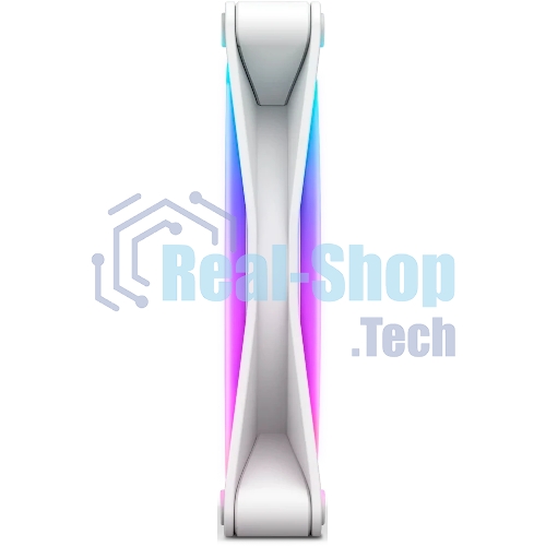 Вентилятор для корпуса Case Cooler NZXT F140 RGb Duo (140x140x25мм, 4-pin PWM, RGb, 84.75CFM, 36dBA, 1800RPM, белый)