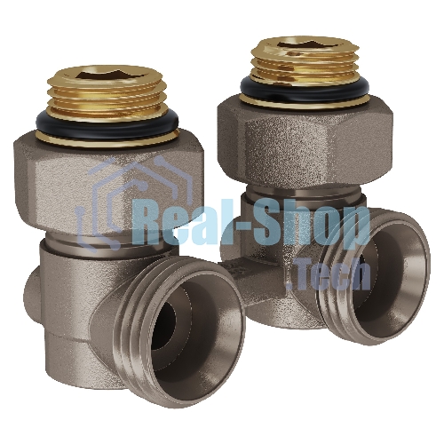 Узел нижнего подключения Royal Thermo угловой 1/2