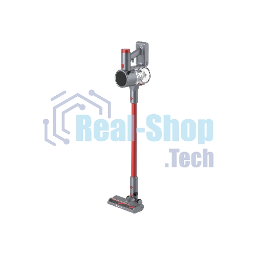 Пылесос вертикальный Topdevice WVC200 красный/серый, питание от аккумулятора, 250 Вт, уборка сухая/влажная, пылесборник 0.6 л