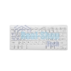 Клавиатура проводная OLMIO CK-05 компактная белый