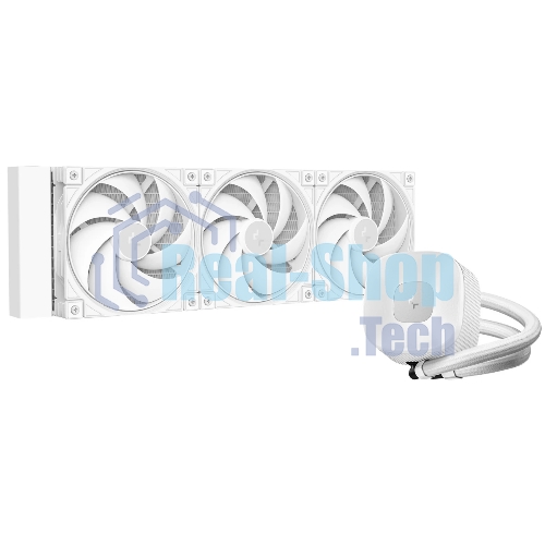 Система водяного охлаждения Deepcool LE360 V2 Pure Soc-AM5/AM4/1200/1700/1851 белый 4-pin 19-31.6dB Al 250W 1554gr Ret (R-LE360PURE-WHLNMD-G-1)