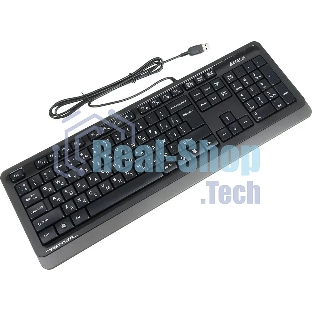 Клавиатура проводная A4Tech Fstyler FK10, USB, черный/серый