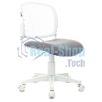 Кресло Бюрократ CH-W296NX белый, сетка, 120 кг