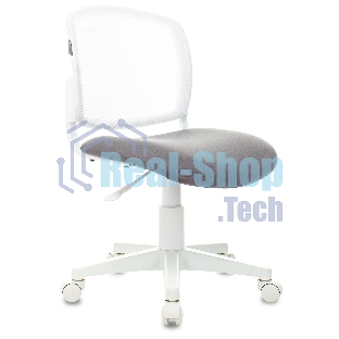 Кресло Бюрократ CH-W296NX белый, сетка, 120 кг