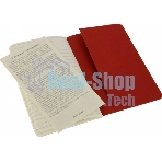 Блокнот Moleskine CAHIER JOURNAL CH121 XLarge 190х250 мм, обложка картон, 120 страниц, линейка, клюквенный (3 шт)