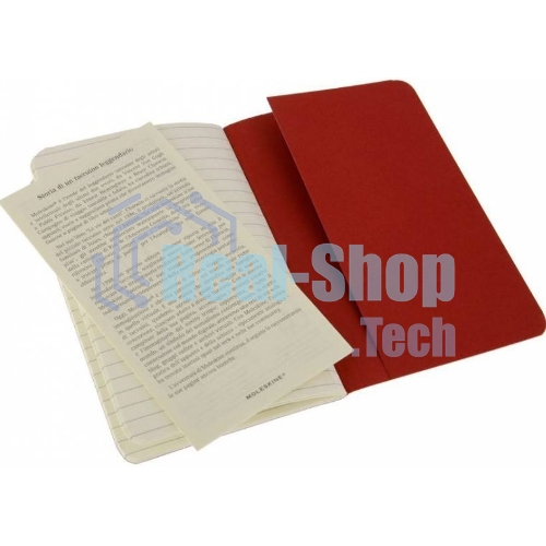 Блокнот Moleskine CAHIER JOURNAL CH121 XLarge 190х250 мм, обложка картон, 120 страниц, линейка, клюквенный (3 шт)