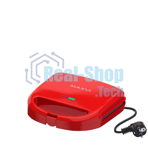 Вафельница Maxvi SM752P красный