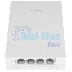 Точка доступа Wi-Fi Cudy AX3000 Gigabit Wall-Plate Wi-Fi 6 Access Point AX3000 Dual Band Wi-Fi 6 Wall Plate Access Point, Chipset MT7981+MT7531AE+MT7976CN, 802.11ax/ac/a/b/g/n, 2402Mbps at 5GHz + 574Mbps at 2.4GHz, 1 x Gigabit PoE-IN Port, 802.3af/at, 4 x Gigabit RJ45 ports, LAN1 support PoE Out, Cudy Mesh Support