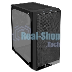 Компьютерный корпус Silverstone SST-PS15B-PRO Precision Mini Tower Micro ATX Computer Case, tempered glass, 2x 120мм ARGb, 1x ARGb Controller, black