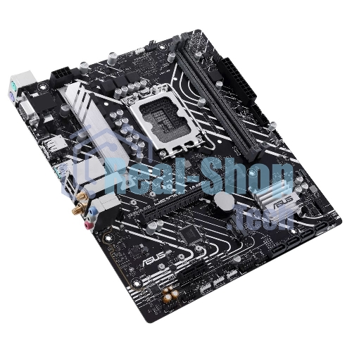 Материнская плата ASUS PRIME H610M-A WIFI, LGA 1700, Intel H610, 2xDDR5, 4xSATA, 2xM.2, 1xPCIe 4.0 x16, 1xDP, 1xHDMI, 1xVGA, 1x1Gb LAN, 1xUSB 3.2 Gen 2, 4xUSB 2.0, 3x3.5 мм, 7.1, mATX