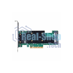 Адаптер HBA Broadcom 9600-16i SGL (05-50111-00) PCIe v4 x8 LP, Tri-Mode SAS/SATA/NVMe 24G HBA, 16port (2*int SFF8654), SAS4016 IOC, RTL