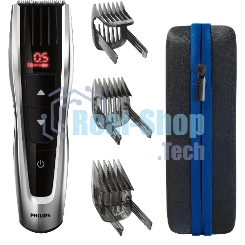 Машинка для стрижки Philips HC9420/15 серебристый/черный (насадок в компл:3шт)