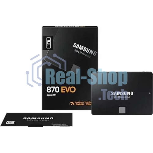 Накопитель SSD Samsung 870 EVO, 1Tb, SATA III, 2.5