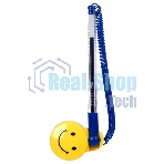 Ручка гелевая Deli E6793blue, d=0.5мм, синие чернила, на подставке сменный стержень, линия 0.35мм