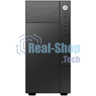 Компьютерный корпус с блоком питания 450Вт./Case Forza mATX case, black, w/PSU 450W 12cm, w/2xUSB 2.0, w/pwr cord, w/o FAN