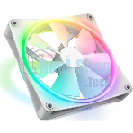 Вентилятор для корпуса Case Cooler NZXT F140 RGb Duo (140x140x25мм, 4-pin PWM, RGb, 84.75CFM, 36dBA, 1800RPM, белый)