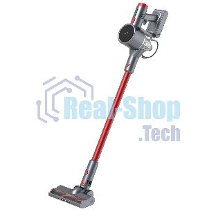 Пылесос вертикальный Topdevice WVC200 красный/серый, питание от аккумулятора, 250 Вт, уборка сухая/влажная, пылесборник 0.6 л