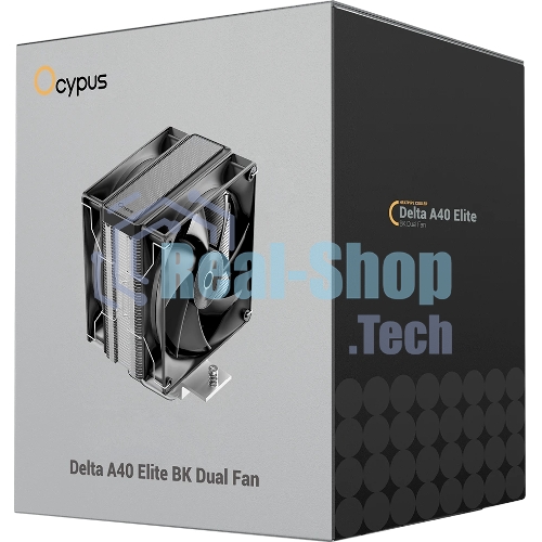 Кулер для процессора Ocypus Delta A40 Elite BK Dual Fan (Delta-A40-BK2NNWN00X-GL)