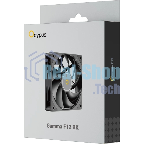 Вентилятор для корпуса Ocypus Gamma F12 BK черный 120мм 1300rpm 24.5db 3-pin