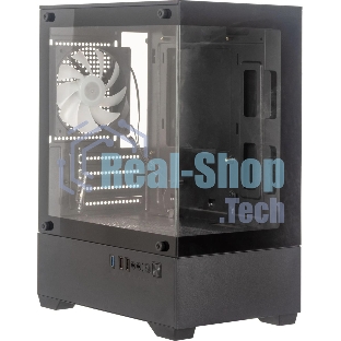 Компьютерный корпус Accord ACC-ZCU2B черный без БП mATX 1x120мм 1xUSB3.0 1xUSB3.1 audio