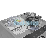 Стиральная машина Haier HWD80-BP14979S серебристый, загрузка фронтальная 8 кг, 5 кг - сушка, 1400 об/мин, класс: B