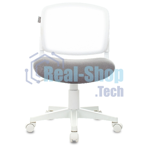 Кресло Бюрократ CH-W296NX белый, сетка, 120 кг