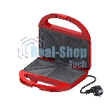 Вафельница Maxvi SM752P красный