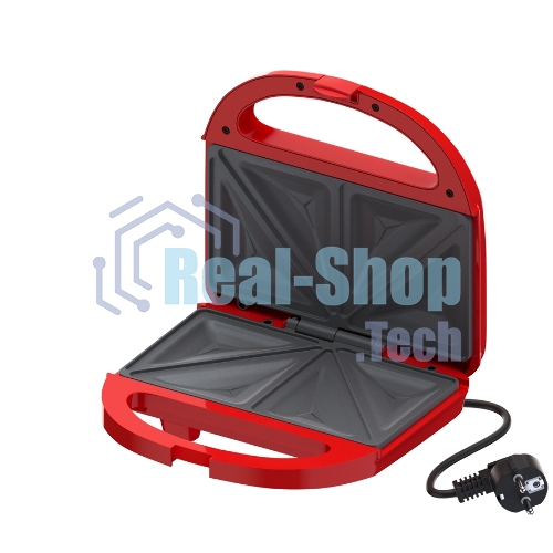 Вафельница Maxvi SM752P красный