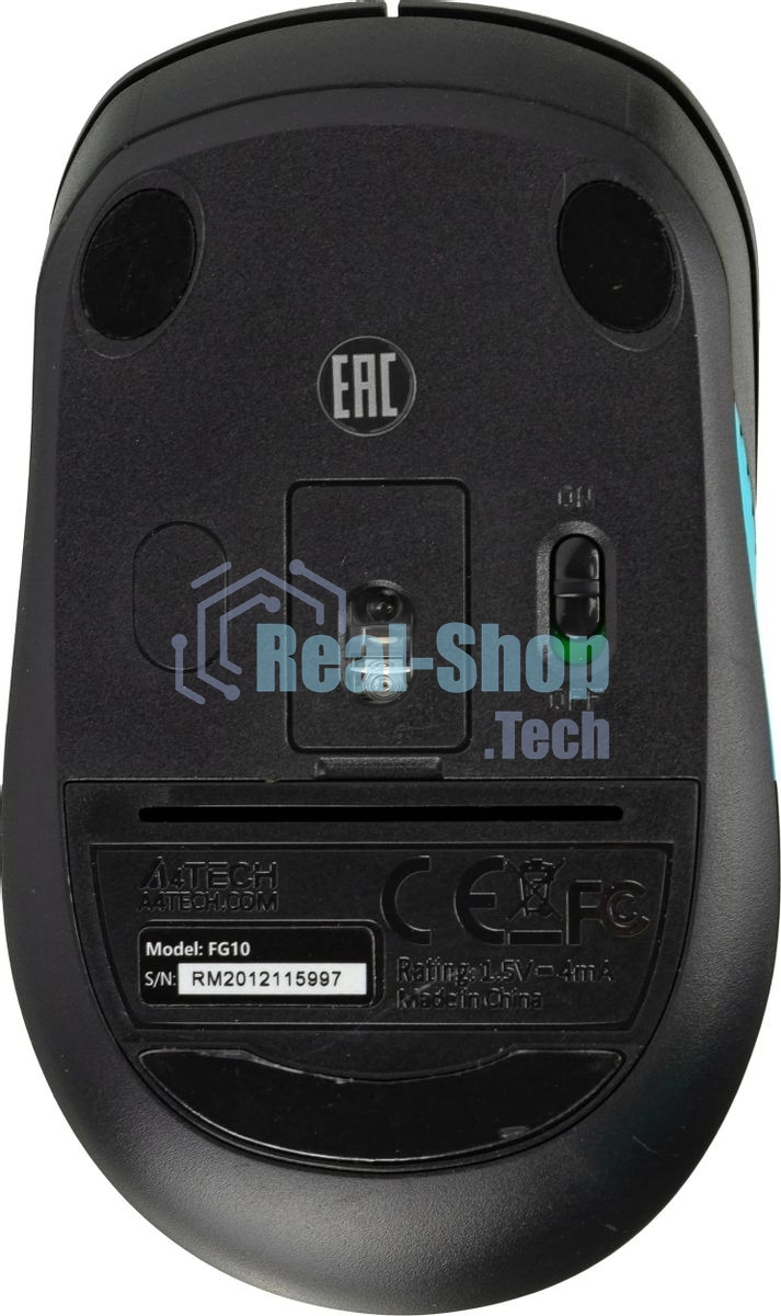 Комплект клавиатура+мышь A4Tech FStyler FG1010 беспроводной, USB, 2000 DPI, чёрный/синий