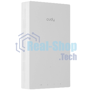 Точка доступа Wi-Fi Cudy AX3000 Gigabit Wall-Plate Wi-Fi 6 Access Point AX3000 Dual Band Wi-Fi 6 Wall Plate Access Point, Chipset MT7981+MT7531AE+MT7976CN, 802.11ax/ac/a/b/g/n, 2402Mbps at 5GHz + 574Mbps at 2.4GHz, 1 x Gigabit PoE-IN Port, 802.3af/at, 4 x Gigabit RJ45 ports, LAN1 support PoE Out, Cudy Mesh Support