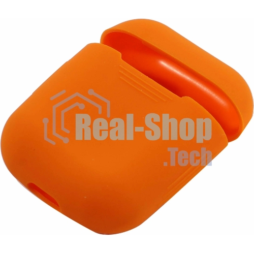 Силиконовый кейс для TWS наушников AirPods, оранжевый (SBECASE-001S-OR)