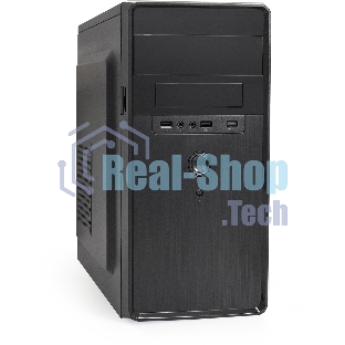 Компьютерный корпус Minitower ExeGate EX286412RUS BA-309 (mATX, без БП, 2хUSB, HD аудио, черный)