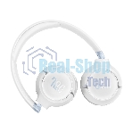 Беспроводные/проводные наушники JBL Tune 680NC белый, накладные, Bluetooth + проводной, адаптивное шумоподавление
