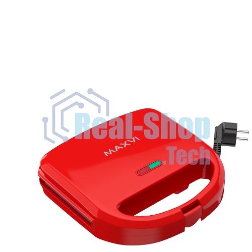 Вафельница Maxvi SM752P красный