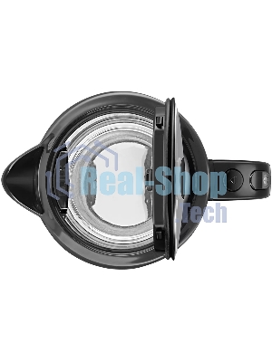 Электрочайник Bosch TWK70B03 черный, 1.7 л, 2400 Вт, скрытый нагревательный элемент