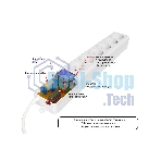 Фильтр-удлинитель PC PRO, 3 м, 6 р, белый, 16А, SPL6-16-P-3M