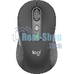Мышь беспроводная Logitech M750 графитовый, 4000 dpi, радиоканал, Bluetooth, USB, кнопки - 5