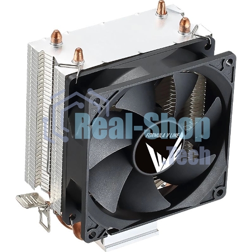 Устройство охлаждения (кулер) Aerocool Formula Ice Boid 2PSDB черный 90мм алюминий+медь 2100rpm 34db 4-pin 90W 135мм