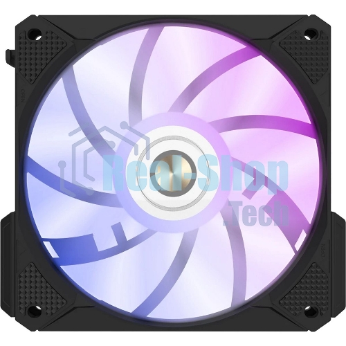 Вентилятор для корпуса Alseye i12B-K10 черный, 120 мм, 1800 об/мин, 33.2 дБ, 4 pin