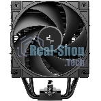 Кулер для процессора DEEPCOOL AK500 G2 DIGITAL NYX LGA1851/1700/1200/115X/AM5/AM4 (9шт/кор, TDP 240W, PWM, Fan 120мм, 5 тепл. Трубок, Copper Base, черный) RET (R-AK500G2-BKNNMN-GJD-1)