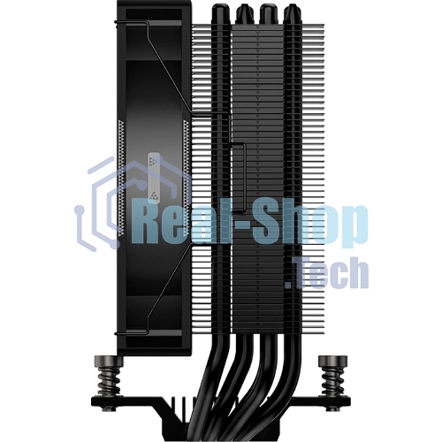 Устройство охлаждения (кулер) PcCooler RT400 BK Soc-AM5/AM4/1200/1700/1851 черный 4-pin 32dB Al+Cu 230W Ret (RT400-BKNWXX-GL)