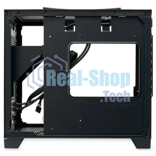 Компьютерный корпус без блока питания Case HSPD M211, Mesh Mini-tower, Black, TG, 0.7 SPCC, no fans,mATX, mITX, 175/330/150мм, 2x2.5