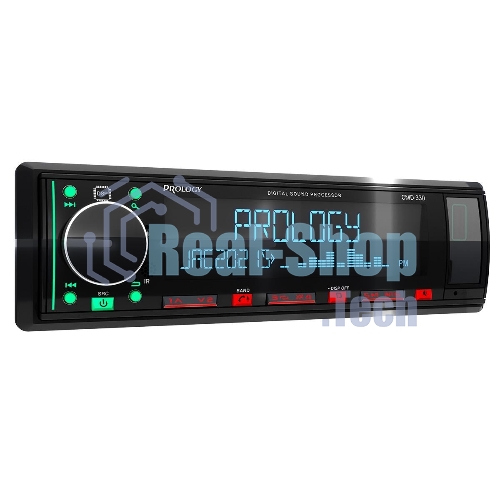 Автомагнитола Prology CMD-330, 1 DIN, Bluetooth, USB Type-A, AUX, пульт ДУ
