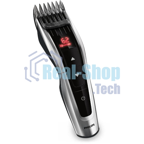 Машинка для стрижки Philips HC9420/15 серебристый/черный (насадок в компл:3шт)