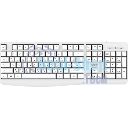 Клавиатура проводная Acer OKW301 (ZL.KBDCC.01B), USB, белый