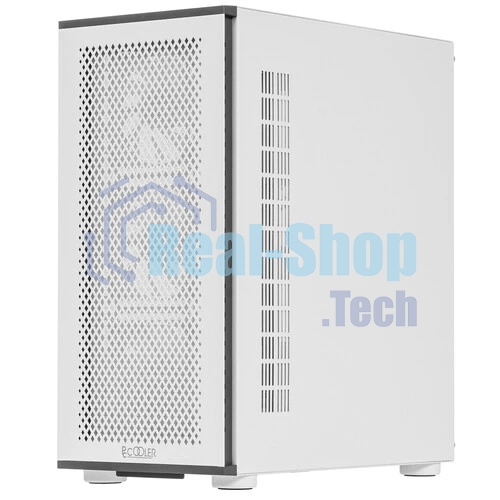 Компьютерный корпус PCCooler ME200 MESH WH, Mesh Full Tower, белый, TG, SPCC, 3x120мм ARGb E-ATX, ATX, mATX, mITX 180/380/220мм 4x2.5